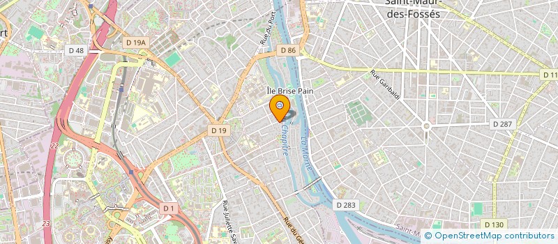 localisation de l'entreprise LECLERC à CRETEIL