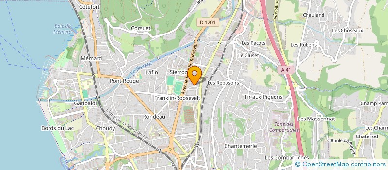 localisation de l'entreprise LECLERC  AIX-LES-BAINS