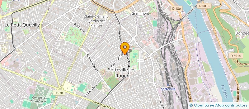 localisation de l'entreprise LECLERC-BONNET  SOTTEVILLE-LES-ROUEN