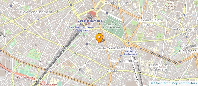 localisation de l'entreprise LECLERC DEMENAGEMENT  PARIS