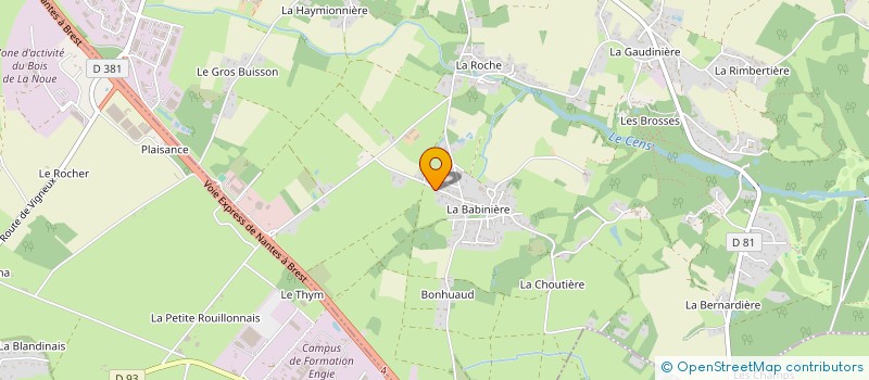 localisation de l'entreprise LECLERC GODARD à VIGNEUX-DE-BRETAGNE