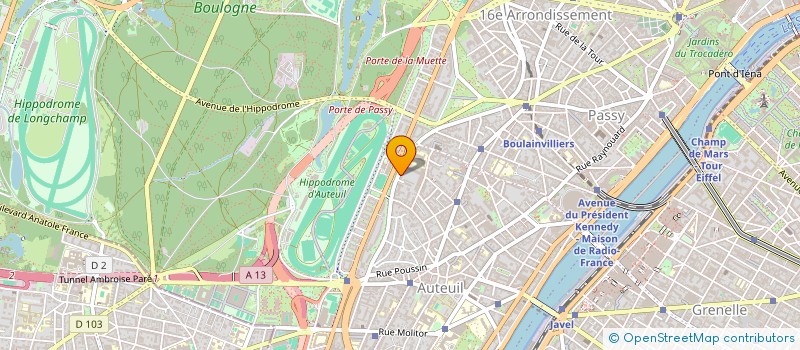 localisation de l'entreprise LECLERC                       HENRI  PARIS