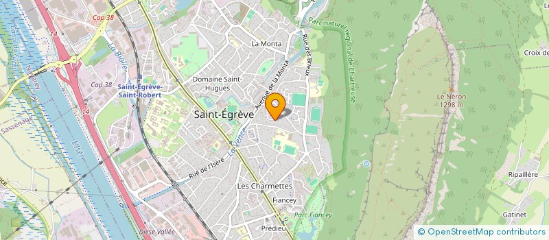 localisation de l'entreprise LECLERC IMPEX à SAINT-EGREVE