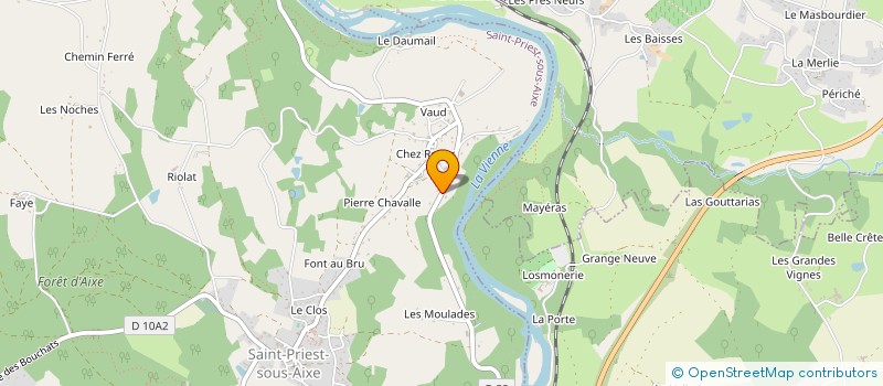 localisation de l'entreprise LECLERC INVESTISSEMENTS à SAINT-PRIEST-SOUS-AIXE