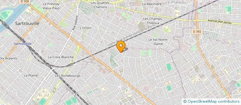localisation de l'entreprise LECLERC MEE FRANC P ET R à HOUILLES