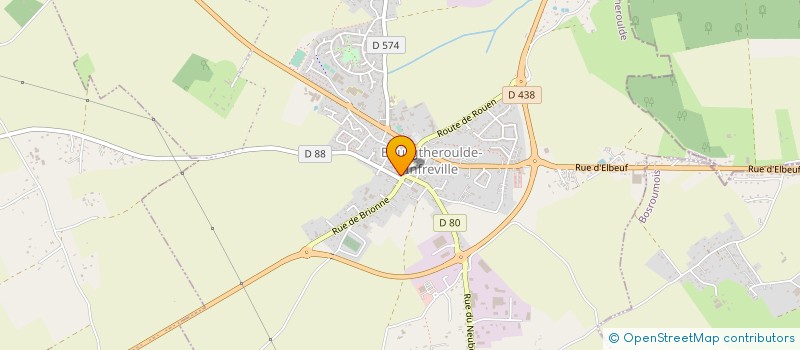 localisation de l'entreprise LECLERC PIZZA  GRAND BOURGTHEROULDE