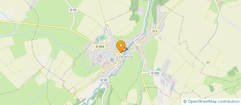 localisation de l'entreprise LECLERC SERVICE  VEZELISE