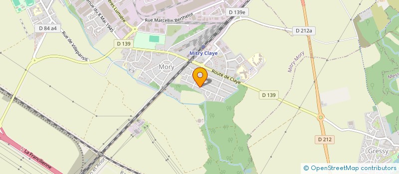 localisation de l'entreprise LECLERC TAXIS S A R L à MITRY-MORY