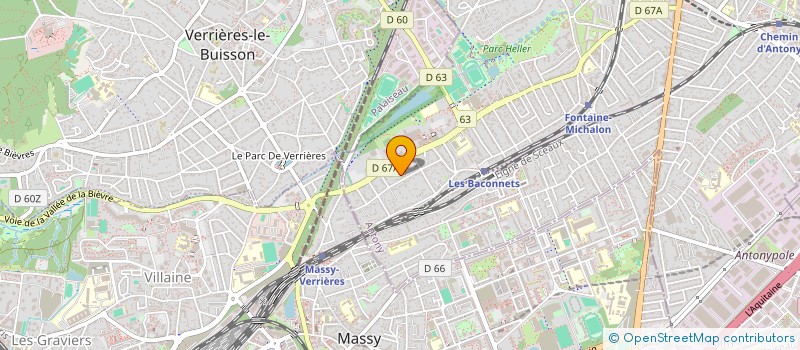 localisation de l'entreprise LECLERC44 à ANTONY