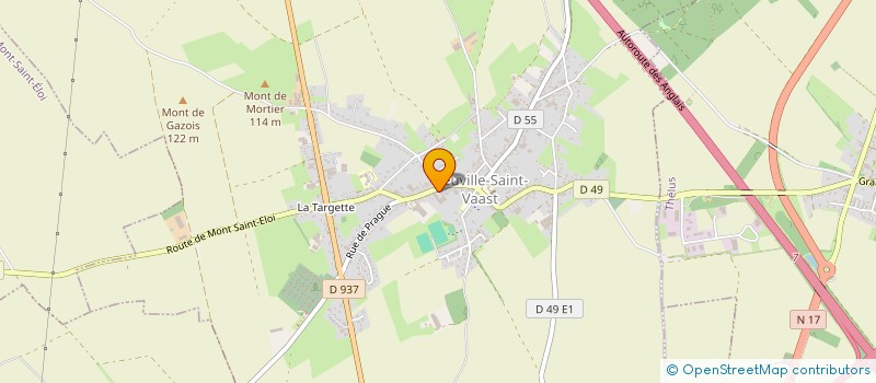 localisation de l'entreprise LECLERCQ à NEUVILLE-SAINT-VAAST