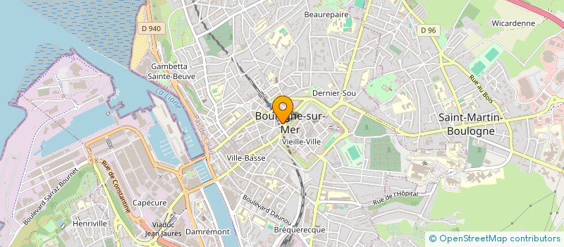 localisation de l'entreprise LECLERCQ  BOULOGNE-SUR-MER