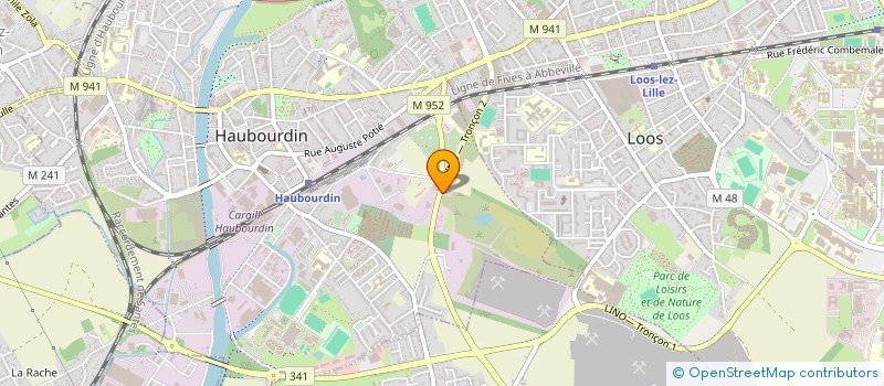 localisation de l'entreprise LECLERCQ FAMILY  HAUBOURDIN