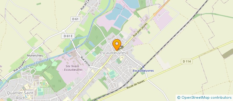 localisation de l'entreprise LECLERCQ FB  ESCAUDUVRES