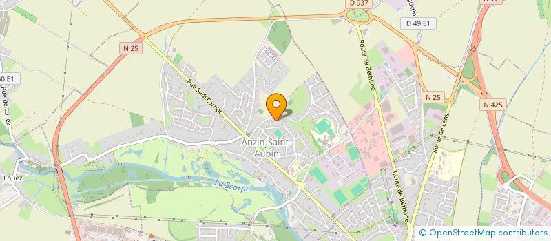 localisation de l'entreprise LECLERCQ MANAGEMENT  ANZIN-SAINT-AUBIN