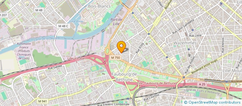 localisation de l'entreprise LECLERCQ MONOT à LILLE