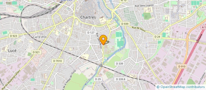 localisation de l'entreprise LECLERCQ PASTEUR à CHARTRES