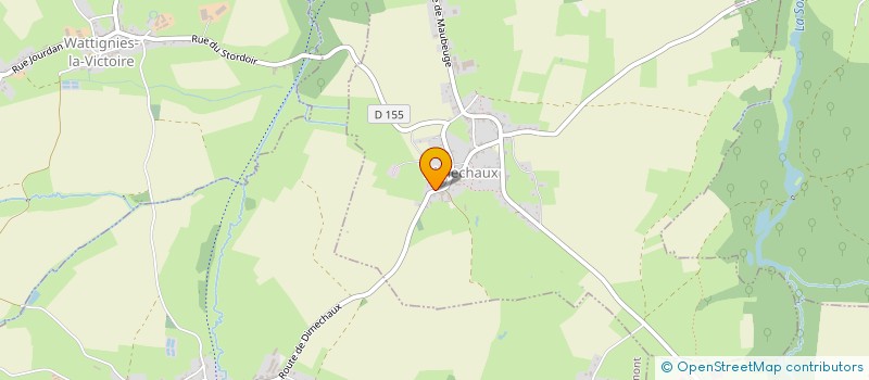 localisation de l'entreprise LECLERCQ TRAVAUX PUBLICS BATIMENT à DIMECHAUX