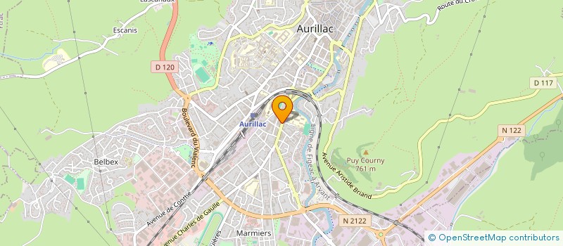 localisation de l'entreprise LECLERCSY à AURILLAC