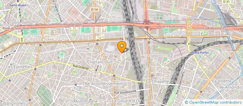 localisation de l'entreprise LECLERE 1834  PARIS