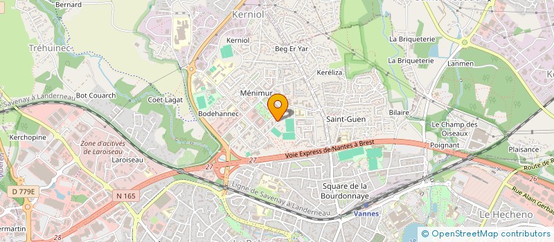 localisation de l'entreprise LECLERE-LE GAL à VANNES