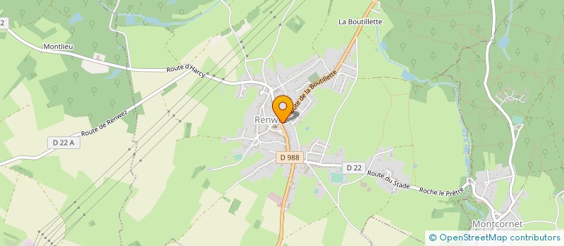 localisation de l'entreprise LECLERE OPTIQUE  RENWEZ