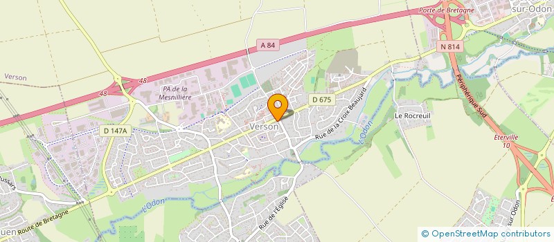 localisation de l'entreprise LECLERT VERSON  VERSON