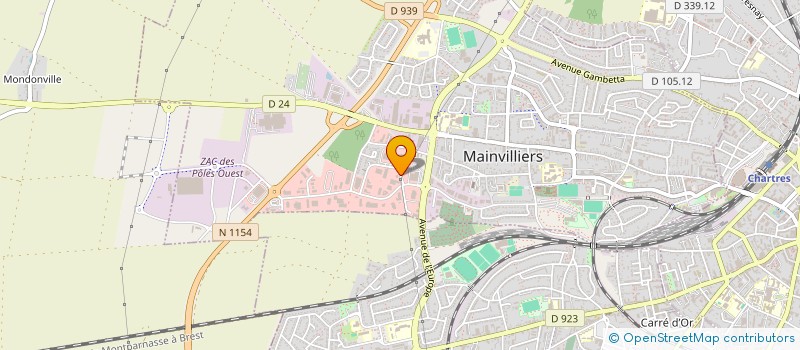 localisation de l'entreprise LECLET MEDICAL SPFPL à MAINVILLIERS