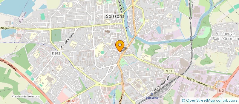 localisation de l'entreprise LECLIC à SOISSONS