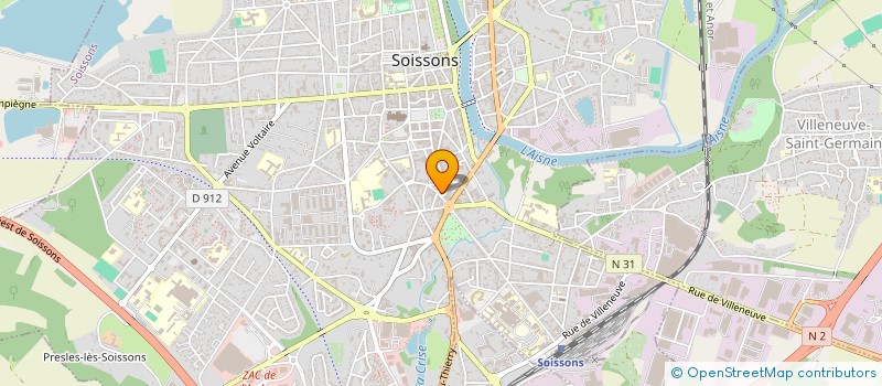 localisation de l'entreprise LECLIC SOISSONS à SOISSONS