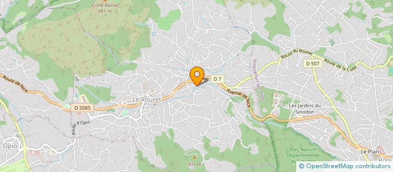 localisation de l'entreprise LECLOS  LE ROURET