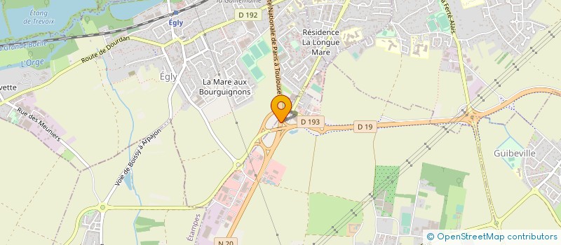 localisation de l'entreprise LECLUSE AUTOMOBILES ARPAJON à AVRAINVILLE
