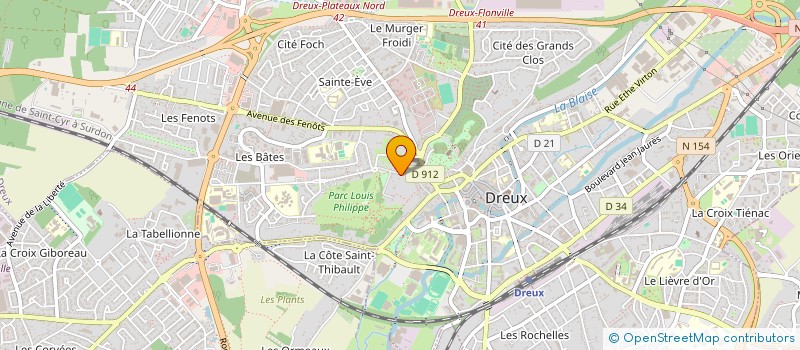 localisation de l'entreprise LECLUSE AUTOMOBILES DREUX EVREUX à DREUX