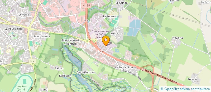 localisation de l'entreprise LECLUSE AUTOMOBILES VANNES à THEIX-NOYALO