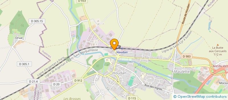 localisation de l'entreprise LECLUYSE ET CIE à HOUDAN