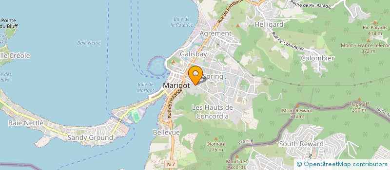 localisation de l'entreprise LECLUZE à SAINT MARTIN