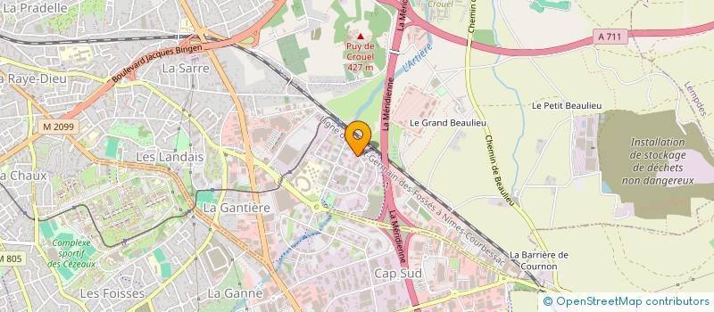 localisation de l'entreprise LECMHA LABO EXPERTISE CONSEIL MICROBIO  CLERMONT-FERRAND