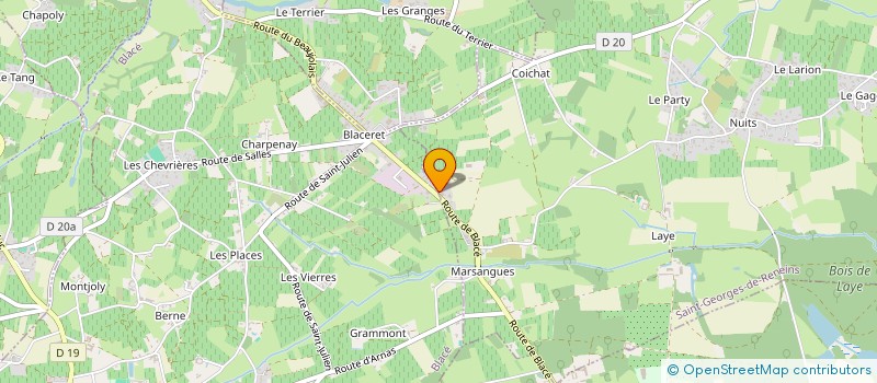 localisation de l'entreprise LECO 1618  SAINT-GEORGES-DE-RENEINS