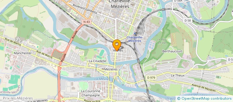 localisation de l'entreprise LECO à CHARLEVILLE-MEZIERES