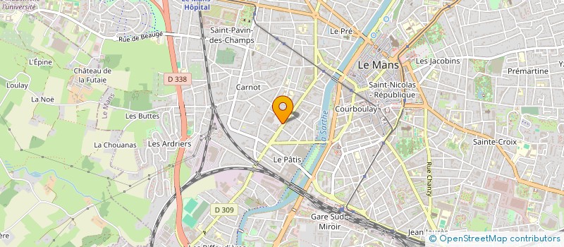 localisation de l'entreprise LECOADOU CL DENIAU M à LE MANS