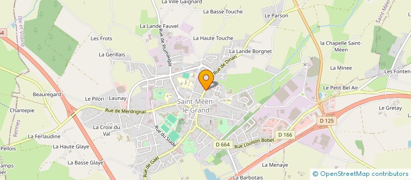 localisation de l'entreprise LECOCHE  SAINT-MEEN-LE-GRAND