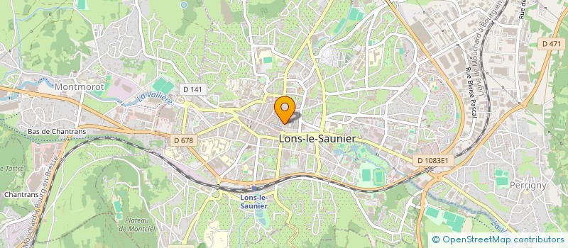 localisation de l'entreprise LECOCQ à LONS-LE-SAUNIER