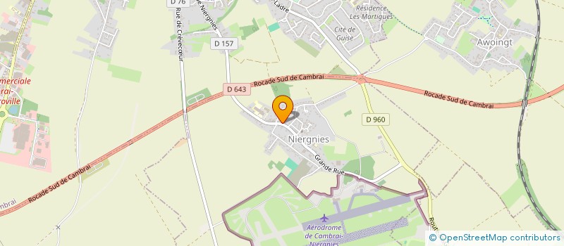 localisation de l'entreprise LECOCQ à SERANVILLERS-FORENVILLE