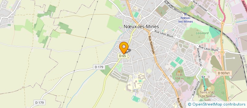 localisation de l'entreprise LECOCQ IMMOBILIER  NUX-LES-MINES