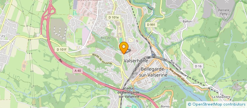 localisation de l'entreprise LECOCQ & QUIQUANDON à VALSERHONE