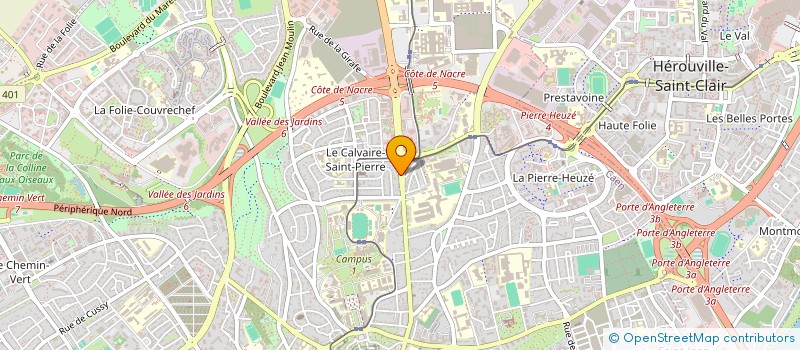localisation de l'entreprise LECOEUR à CAEN