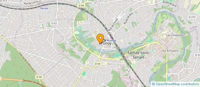 localisation de l'entreprise LECOEUR EURL à BRUNOY