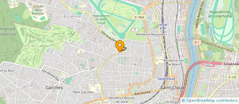 localisation de l'entreprise LECOEUR GUILMET à SAINT-CLOUD