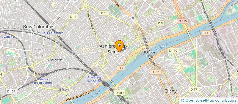localisation de l'entreprise LECOEUR VASSEUR à ASNIERES-SUR-SEINE