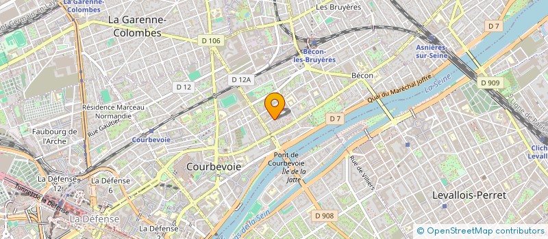 localisation de l'entreprise LECOINTRE PARIS  LA GARENNE-COLOMBES