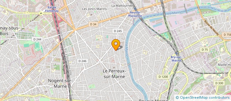 localisation de l'entreprise LECOINTRE RAOUL  LE PERREUX-SUR-MARNE